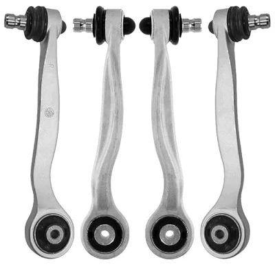 Abbildung von BESTPRICE 2x Querlenker Vorderachse oben vorne, hinten, Kompatibel mit A udi A6 C6 (4FH)(4F2)(4F5), A8 D3 (4E2, 4E8), VW PHAETON