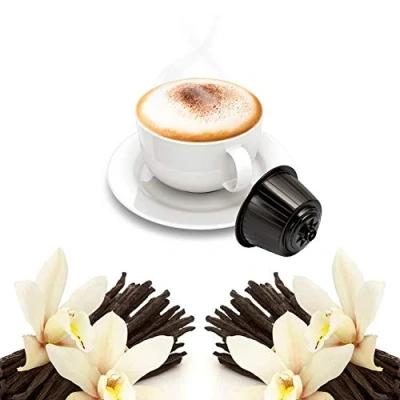 Abbildung von 16 Kapseln Nescafé Dolce Gusto Kaffee Kompatibel Vanille Cappuccino Kickkick