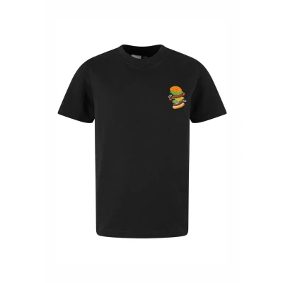 Abbildung von Mister Tee Burger LOVE EMB Tshirt print für Kinder, Größe: 146/152, Black