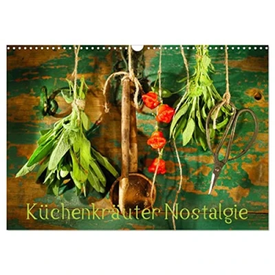 Abbildung von Küchenkräuter Nostalgie (Wandkalender 2025 DIN A3 quer), CALVENDO Monatskalender