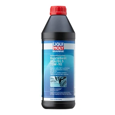 Abbildung von LIQUI MOLY Marine Vollsynthetisches Getriebeöl GL4/GL5 75W 90 1 L Boot Art. Nr.: 25070, farblos
