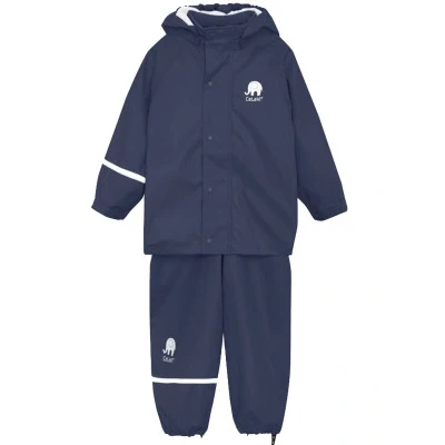Abbildung von Celavi Rainwear SUIT Basic Unisex SET Regenjacke / wasserabweisende Jacke für Kinder, Größe: 140, Dark navy
