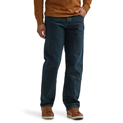 Abbildung von Wrangler Authentics Herren Classic 5 Pocket Relaxed Fit Cotton Jeans, Sturm, 42W / 30L