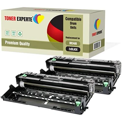 Abbildung von TONER EXPERTE® 2X DR3400 Trommel kompatibel für Brother HL L5000D L5100DN L5200DW L6300DW L6400DW DCP L5500DN L6600DW MFC L5700DN L5750DW L6800DW L6900DW (30.000 Seiten)