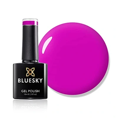 Abbildung von Bluesky UV LED Gel auflösbarer Nagellack 10ml neon fushia, 1er Pack (1 x 10 ml)