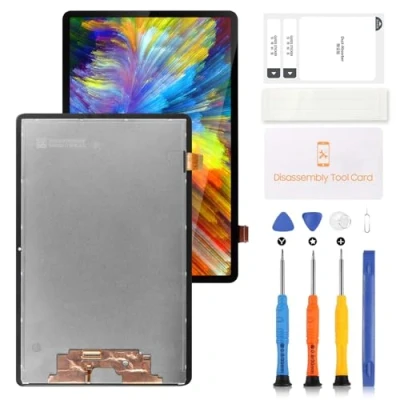 Abbildung von TFT LCD Bildschirm für Samsung Galaxy Tab S7 T870 SM T875 T878U T876B T875U 27,9 cm (11 Zoll) Display, Touchscreen Digitalisierer, Ersatz mit Werkzeug (schwarz, nicht S7+ Plus)