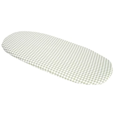 Abbildung von Medi Partners Spannbettlaken Spannbettuch Kinderwagen 86x40cm 100% Baumwolle Matratzenschoner Baby (Kariert)