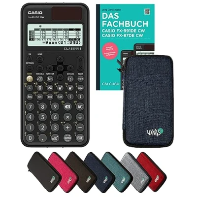 Abbildung von CALCUSO Standardpaket blau vom Taschenrechner Casio FX 991DE CW