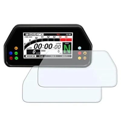 Abbildung von Speedo Angels Displayschutzfolie Tachoschutzfolie Screen Protector kompatibel mit YAMAHA MT 10SP / FZ Packung 2 Stück Anti Glare