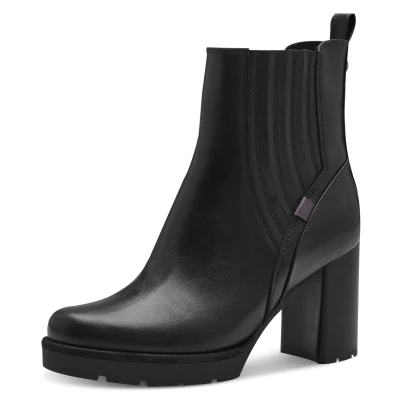 Abbildung von MARCO TOZZI Chelseaboots, Blockabsatz, Stiefelette, Businesschuh mit Feel Me Ausstattung