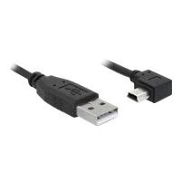 Abbildung von Delock Kabel USB2.0 A Stecker&gt; Mini Stecker 90 Grad link