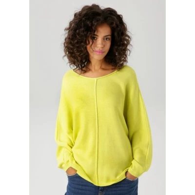 Abbildung von Aniston CASUAL Strickpullover mit langen Fledermaus Ärmeln NEUE KOLLEKTION