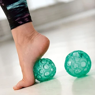 Abbildung von Franklin Ball grün 2er SET mit Nadelventil zur Druckregulierung