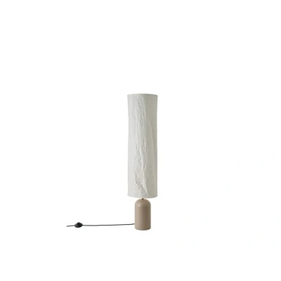 Abbildung von Stehleuchte Talli, braun, Tyvek/Metall, Höhe 113 cm