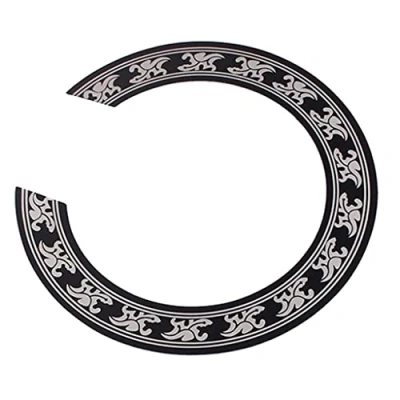 Abbildung von Akustikgitarre PVC Rosette klassische Schallloch