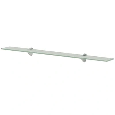 Abbildung von vidaXL Wand Regal Glasregal Glasboden Glasablage Badregal Mattiert 90x20 cm 8 mm
