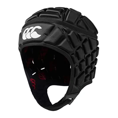 Abbildung von Canterbury Raze Kopfschutz, Schwarz/True Red, S
