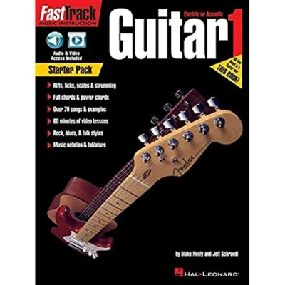 Abbildung von FastTrack Guitar Method: Starter Pack (Book/Online Audio &amp; Video) (Fast Track Music Instruction): w. Video Online