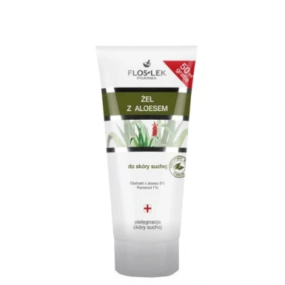 Abbildung von Floslek Pharma Aloe Vera Gel für die trockene Haut 200 ml
