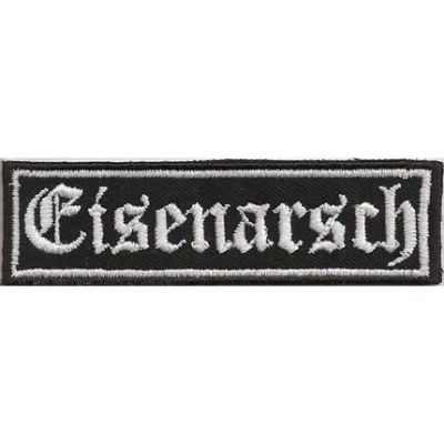 Abbildung von EISENARSCH, Ironman, Heavy Metal, Motorrad, Biker, Rocker, Tab, Aufnäher, Patch, Abzeichen