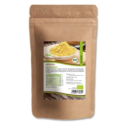 Abbildung von Mynatura Bio Maismehl I Mehl Mais gemahlen Zum Backen und Kochen Glutenfrei Für Brot Wraps Tortillas mehr Im Beutel (2x 1000g)