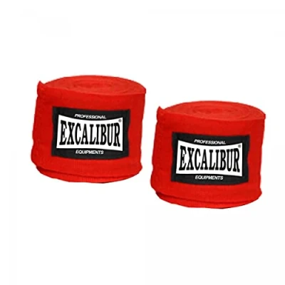Abbildung von EXCALIBUR Boxing Boxbandagen PRO 5m lang, 1 Paar, Handbandagen, Boxen, MMA, Kickboxen,