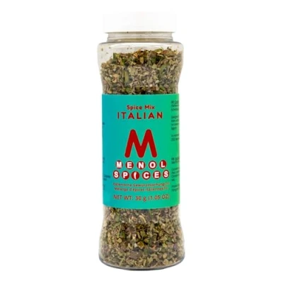 Abbildung von Menol Spices Italienische Gewürzmischung 30g in Streuerflasche Gourmetqualität