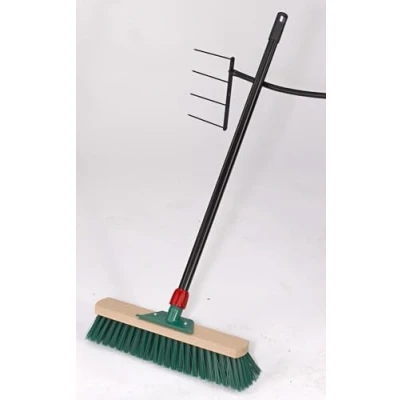 Abbildung von Besen Holz grün