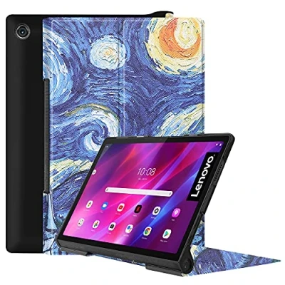 Abbildung von Lobwerk Schutzhülle für Lenovo Yoga Tab 11 YT J706F 2021 Zoll Slim Case Etui mit Standfunktion und Auto Sleep/Wake Funktion