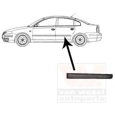 Abbildung von VAN WEZEL 5836425 Zierleisten VOLKSWAGEN: Passat B5 GP Variant, Limousine kfzteile, kfzteile24, bandel online, bandel,