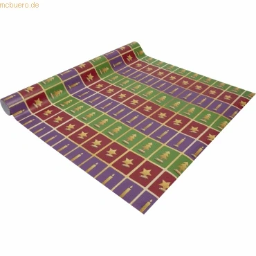 Abbildung von Sigel Weihnachts Geschenkpapier 5mx50cm 80g Cut out style (gold)