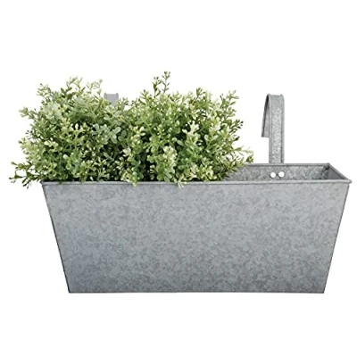 Abbildung von Esschert Design Übertopf Altzink Zuber, 8 Liter Landhaus
