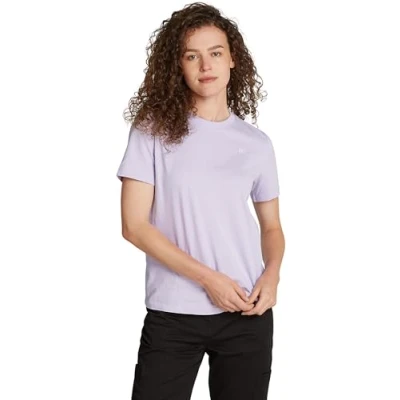Abbildung von Calvin Klein Jeans Badge Regular TEE Tshirt basic, Damen, Größe: 3XL, Pastel lilac