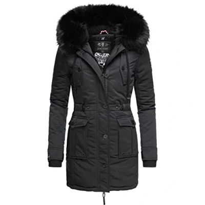 Abbildung von Navahoo Luluna Wintermantel, Damen, Größe: XXL, Black