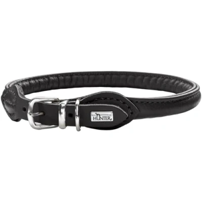 Abbildung von HUNTER Halsband Round &amp; Soft S M (45), schwarz 45