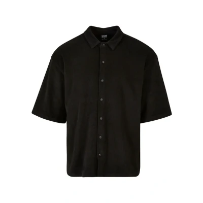 Abbildung von Urban Classics BOXY Hemd, Herren, Größe: Medium, Black