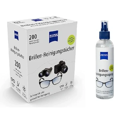 Abbildung von SPARPACK ZEISS Brillen Reinigungsspray zur schonenden &amp; gründlichen Reinigung Ihrer Brillengläser alkoholfrei (Set 1)