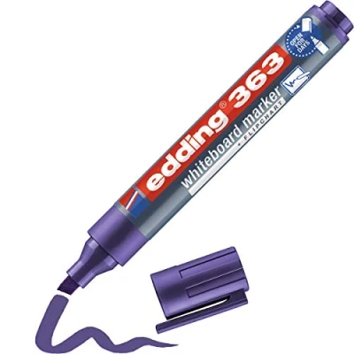 Abbildung von 10 x edding Whiteboardmarker 363 nachfüllbar 1 5mm violett
