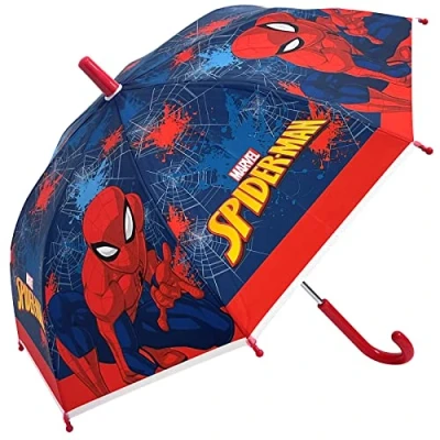 Abbildung von Spiderman Schirm für Kinder, Größe: One Size, Mehrfarbig