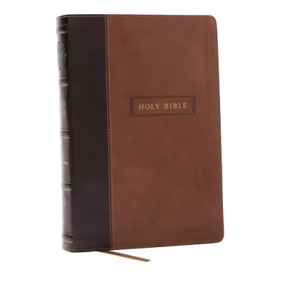 Abbildung von KJV Holy Bible with Apocrypha and 73,000 Center Column Cross References, Brown Leathersoft, Red Letter, Comfort Print: King James Version