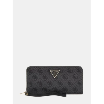Abbildung von Guess Laurel Geldbörse, Damen, Größe: One Size, Coal logo