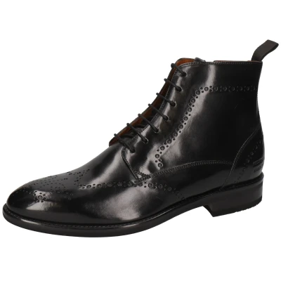 Abbildung von Melvin &amp; Hamilton Schnürstiefelette &quot;Bobby 9 vegetabil gegerbt&quot;, Budapester, Anzugschuh, Business Schuh mit Reißverschluss