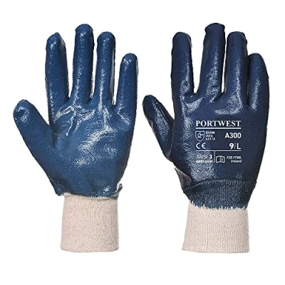 Abbildung von Nitril mit Strickbund Navy Medium