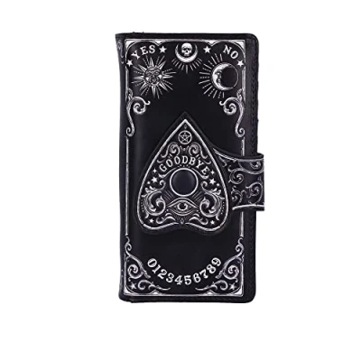 Abbildung von Nemesis Now Spirit Board Geldbörse mit Planchette Prägung, Schwarz, 18,5 cm