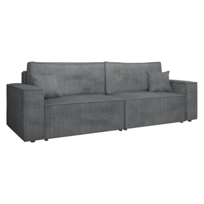 Abbildung von Mirjan24 Schlafsofa mit 2 Bettkasten Kobaro Cord, Couch Schlaffunktion, 3 Sitzer Sofa, Bettsofa Polstersofa Couchgarnitur (Poso 22)