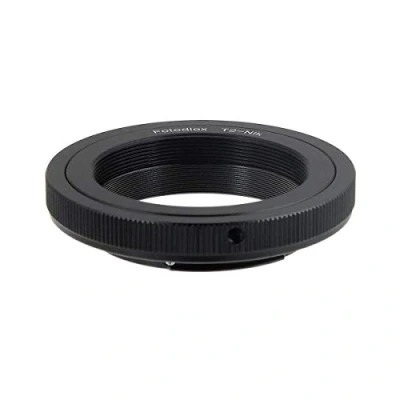 Abbildung von Fotodiox Lens Mount Adapter Compatible with T (T/T 2) Thread Lenses on Nikon F Cameras
