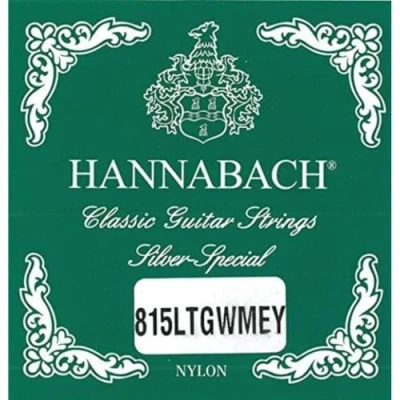 Abbildung von Hannabach Klassikgitarre Saiten, 815LTGWMEY, Serie 815 Low Tension Silver Special