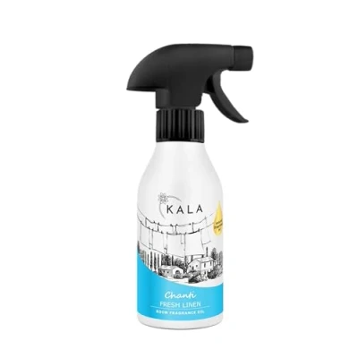 Abbildung von KALA Lufterfrischer Duftölspray CHANTI, Raumspray mit Geruchsneutralisation, Raumduft Spray Hält bis zu 48h, Air Freshener Aktiv Neutralisator Duft Fresh Linen, 250ml