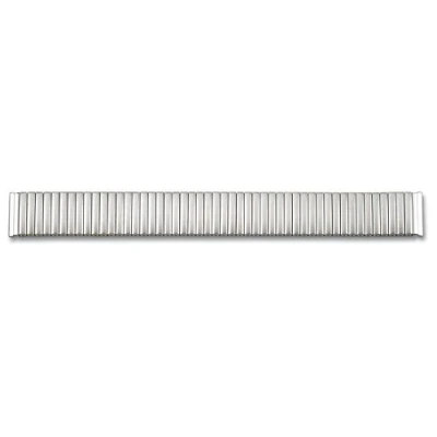 Abbildung von Eichmüller Flexibles Spannband aus poliertem Edelstahl, matt/PVD Beschichtung, Silberfarben Matt, 22mm, Armband