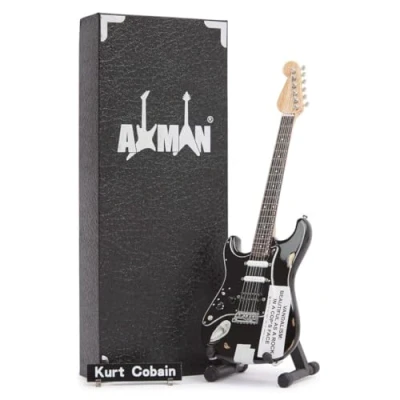 Abbildung von Kurt Cobain Miniatur Gitarre Nachbildung Rock In A Cop